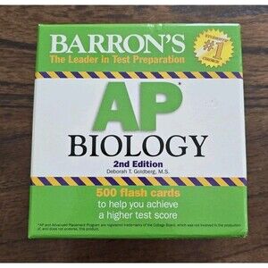 AP Biology Flash Cards (Barron's AP) - Cards, by Goldberg M.S. Deborah T. - Good
